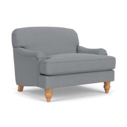 Love Seat - Blue Marl - House Weave - Ashbee - The Cotswold Company - thumbnail 1