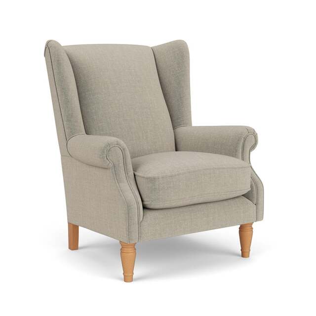 Armchair - Natural - Eco Chenille - Alice - The Cotswold Company - image 1