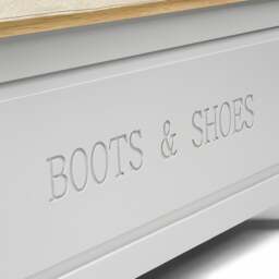Hallway Boot Bench Set - Chester Dove Grey - The Cotswold Company - thumbnail 7