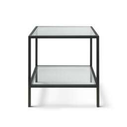 Foxcote Metal & Glass Side Table - The Cotswold Company - thumbnail 2
