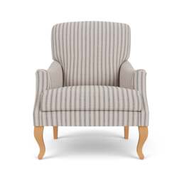 Armchair - Indigo - Kingham Stripe - Elsie - The Cotswold Company - thumbnail 2