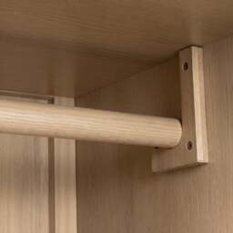 Oakridge Blonde Oak Double Wardrobe - The Cotswold Company - thumbnail 7