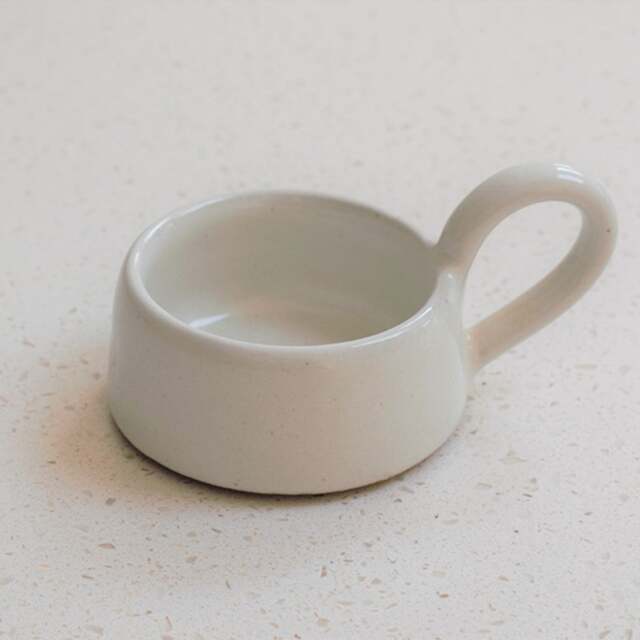 Stoneware Tealight Cup - Milk White - Home Accessories - The Cotswold Company