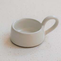 Stoneware Tealight Cup - Milk White - Home Accessories - The Cotswold Company