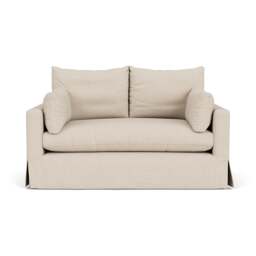 2 Seater Sofa - Lily White - House Linen Mix - Ashton - The Cotswold Company - thumbnail 2