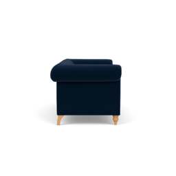 4 Seater Sofa - Deep blue - Matt Velvet - Rayner - The Cotswold Company - thumbnail 3