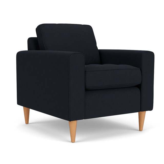 Armchair - Ink - House Linen Mix - Saxon - The Cotswold Company - image 1