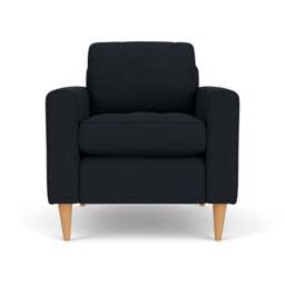Armchair - Ink - House Linen Mix - Saxon - The Cotswold Company - thumbnail 2