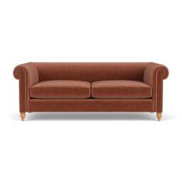 4 Seater Sofa - Cinnamon - Eco Chenille - Rayner - The Cotswold Company - thumbnail 2