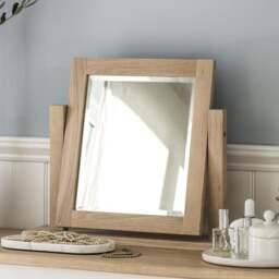 Dressing Table Mirror - Chester Oak - The Cotswold Company