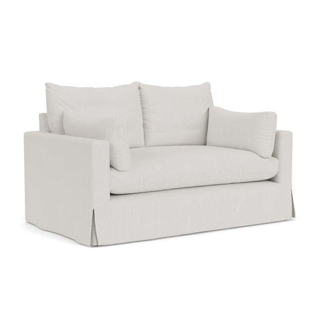 2 Seater Sofa - Grey - Broadway Stripe - Ashton - The Cotswold Company - image 1