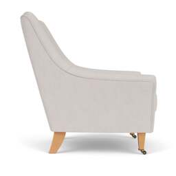 Armchair - Soft White - Luxury Italian Linen - Martha - The Cotswold Company - thumbnail 3