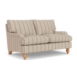 2 Seater Sofa - Charcoal - Compton Stripe - Morris - The Cotswold Company - thumbnail 1
