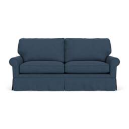 3 Seater Sofa - Indigo - House Linen Mix - Dawson - The Cotswold Company - thumbnail 2