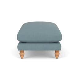 Foot Stool - Sky blue - House Linen Mix - Emily - The Cotswold Company - thumbnail 3