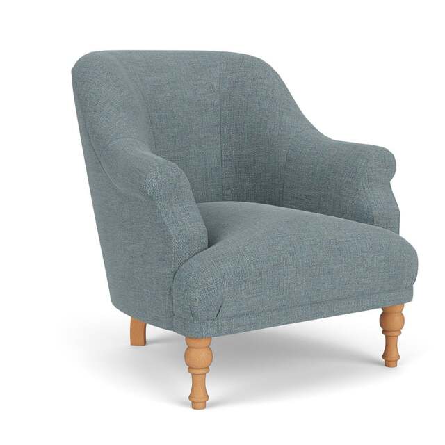 Armchair - Teal marl - Rustic Weave - Everett - The Cotswold Company - image 1