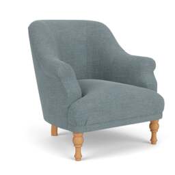 Armchair - Teal marl - Rustic Weave - Everett - The Cotswold Company