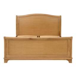 Winchcombe Oiled Oak Double Sleigh Bed - The Cotswold Company - thumbnail 2