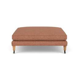 Foot Stool - Brick - Herringbone Weave - Taylor Small - The Cotswold Company - thumbnail 2