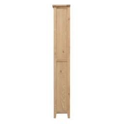 Inglesham Whitewash Oak Large Bookcase - The Cotswold Company - thumbnail 3
