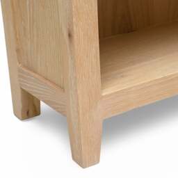 Inglesham Whitewash Oak Large Bookcase - The Cotswold Company - thumbnail 6