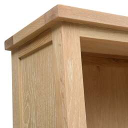 Inglesham Whitewash Oak Large Bookcase - The Cotswold Company - thumbnail 4