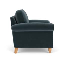 Armchair - Night Sky - Matt Velvet - Hurley - The Cotswold Company - thumbnail 3