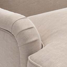 Large 2 Seater Sofa - Natural - Eco Chenille - Ashbee - The Cotswold Company - thumbnail 4