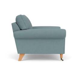 Armchair - Sky blue - House Linen Mix - Osbourne - The Cotswold Company - thumbnail 3