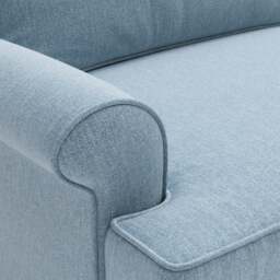 3 Seater Sofa - Teal marl - Rustic weave - Stewart - The Cotswold Company - thumbnail 4