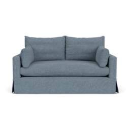 Large 2 Seater Sofa - Mid Blue - Aquaclean Oxford - Ashton - The Cotswold Company - thumbnail 2
