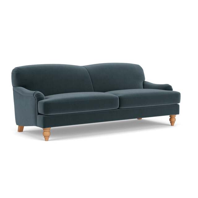 4 Seater Sofa - Night Sky - Matt Velvet - Ashbee - The Cotswold Company - image 1