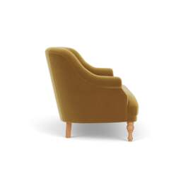 2 Seater Sofa - Mustard - Matt Velvet - Everett - The Cotswold Company - thumbnail 3