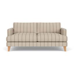 3 Seater Sofa - Charcoal - Compton Stripe - Jackson - The Cotswold Company - thumbnail 2