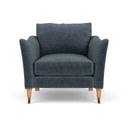 Armchair - Teal - Eco Chenille - Robinson - The Cotswold Company - thumbnail 2