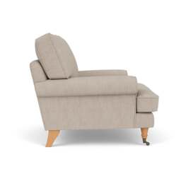 Armchair - Natural - Luxury Italian Linen - Stewart - The Cotswold Company - thumbnail 3