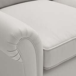 4 Seater Sofa - Dove grey - House Linen Mix - Osbourne - The Cotswold Company - thumbnail 5