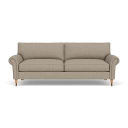 4 Seater Sofa - Dove grey - House Linen Mix - Osbourne - The Cotswold Company - thumbnail 2