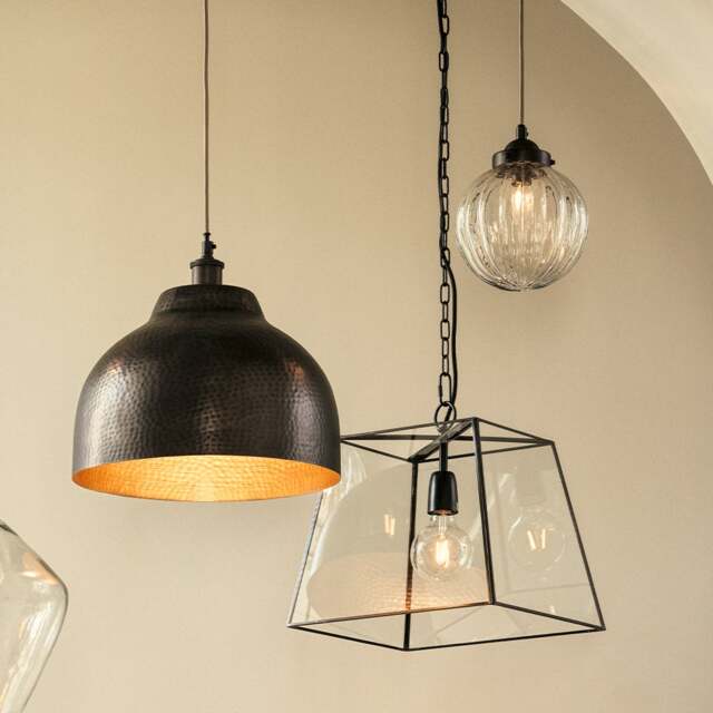 Loxley Medium Ceiling Pendant Black - Home Accessories - The Cotswold Company - image 1