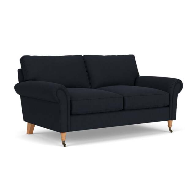 Large 2 Seater Sofa - Ink - House Linen Mix - Osbourne - The Cotswold Company - image 1
