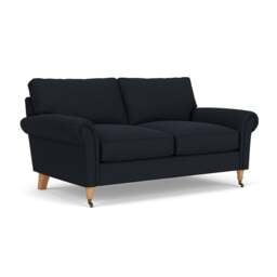 Large 2 Seater Sofa - Ink - House Linen Mix - Osbourne - The Cotswold Company - thumbnail 1