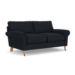 Large 2 Seater Sofa - Ink - House Linen Mix - Osbourne - The Cotswold Company