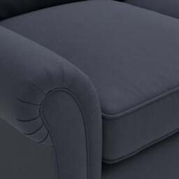 Large 2 Seater Sofa - Ink - House Linen Mix - Osbourne - The Cotswold Company - thumbnail 4