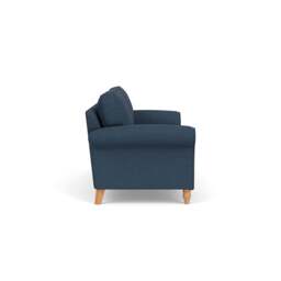 4 Seater Sofa - Indigo - House Linen Mix - Hurley - The Cotswold Company - thumbnail 3