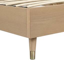 Oakridge Blonde Oak Double Bed - The Cotswold Company - thumbnail 7
