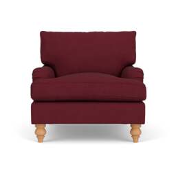 Armchair - Rosehip - House Linen Mix - Morris - The Cotswold Company - thumbnail 2