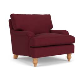 Armchair - Rosehip - House Linen Mix - Morris - The Cotswold Company - thumbnail 1