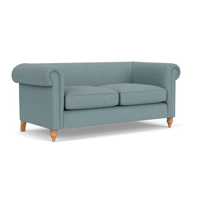 3 Seater Sofa - Sky blue - House Linen Mix - Rayner - The Cotswold Company - image 1