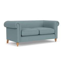 3 Seater Sofa - Sky blue - House Linen Mix - Rayner - The Cotswold Company