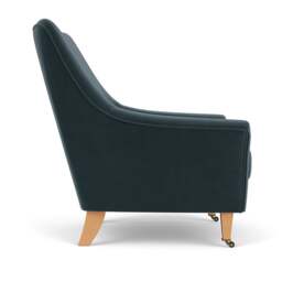 Armchair - Night Sky - Matt Velvet - Martha - The Cotswold Company - thumbnail 3